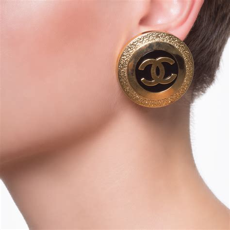 chanel earrings cc price uk|chanel vintage earrings uk.